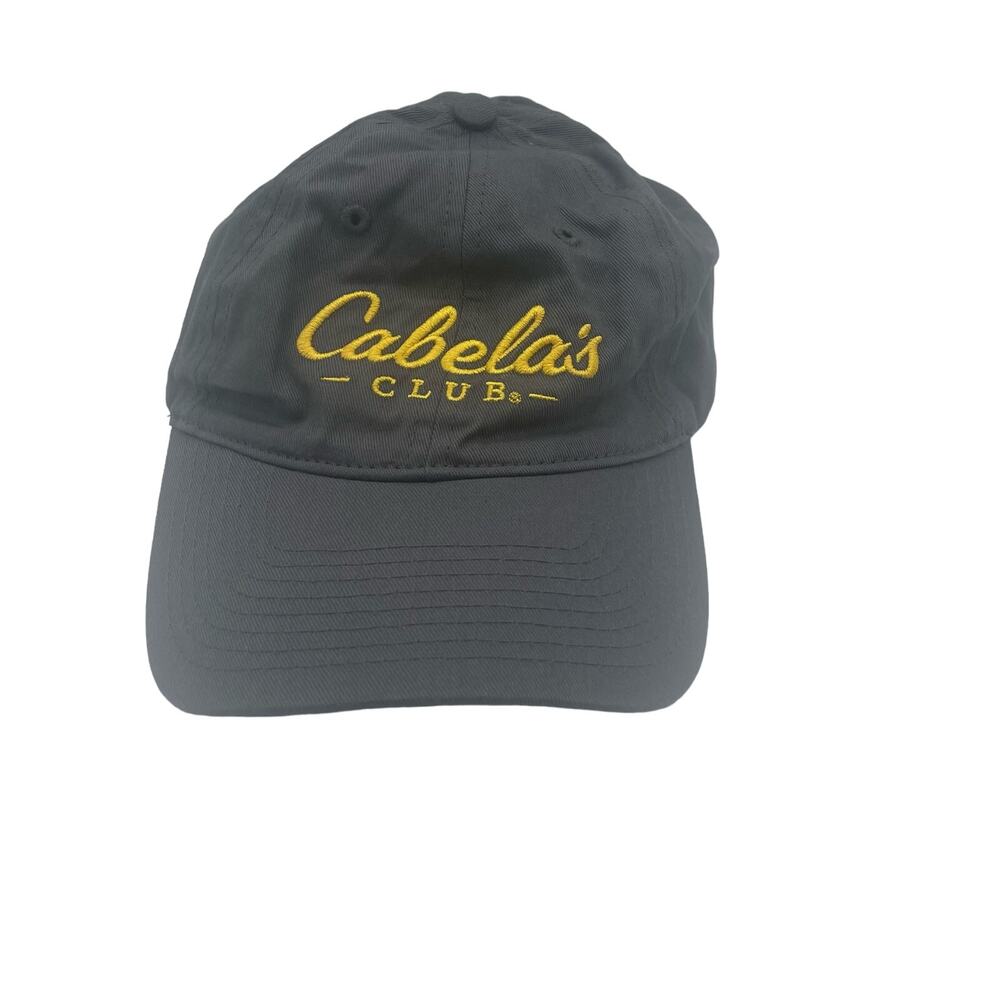 Cabela’s Club Baseball Canvas Hat Cap Green Adjustable One Size